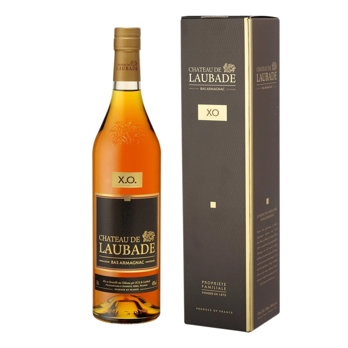 Chateau de Laubade Bas Armagnac XO - 70CL
