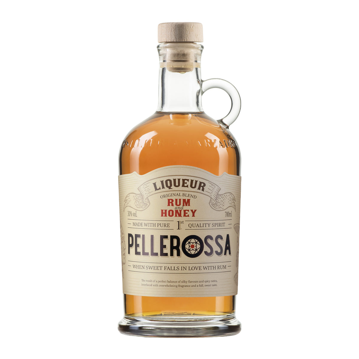 Marzadro Pellerossa (Honey Rum Liqueur) 70CL
