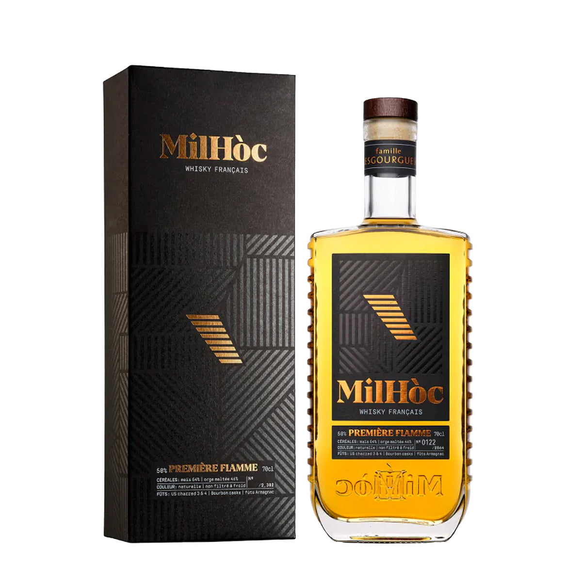 Milhoc le Premier Flamme Whisky Francais - 70CL