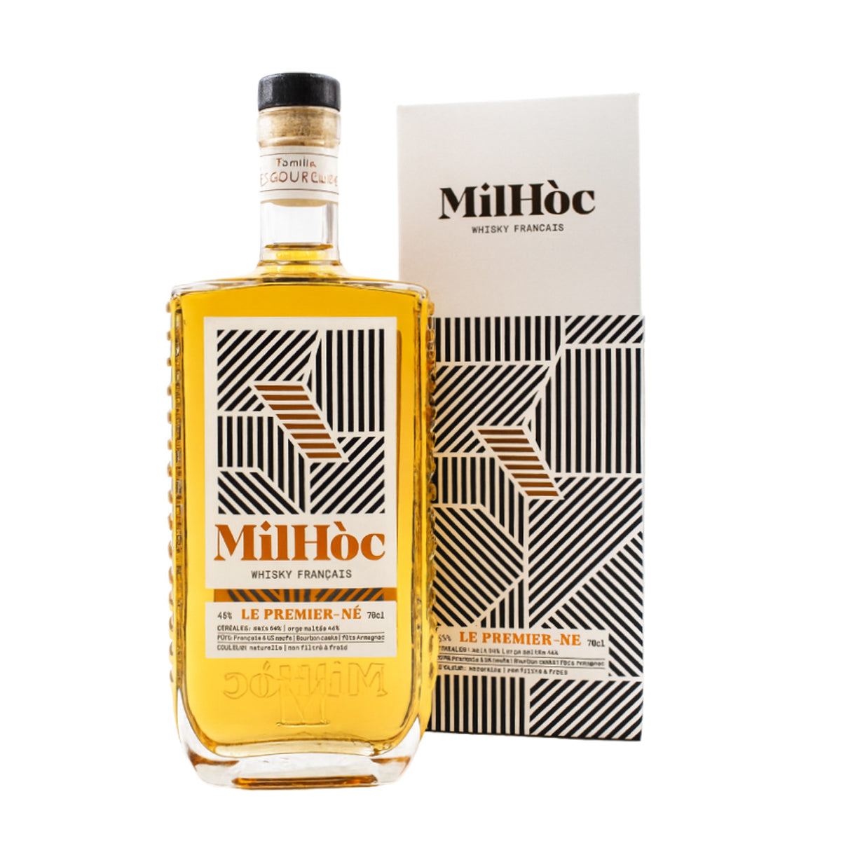 Milhoc le Premier Ne Whisky Francais - 70CL
