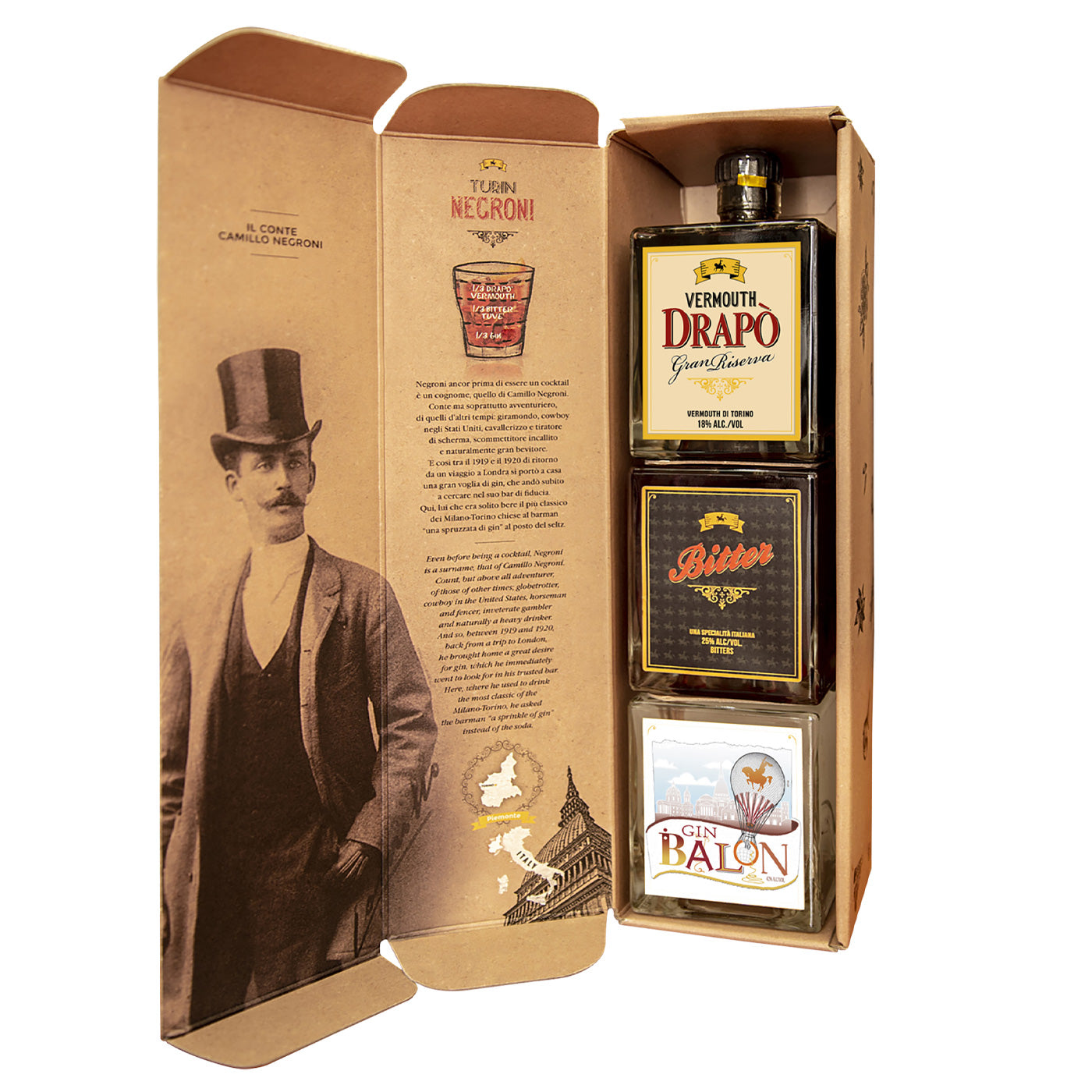 Tuve Negroni Kit Special Edition 50CL X 3 Bottles