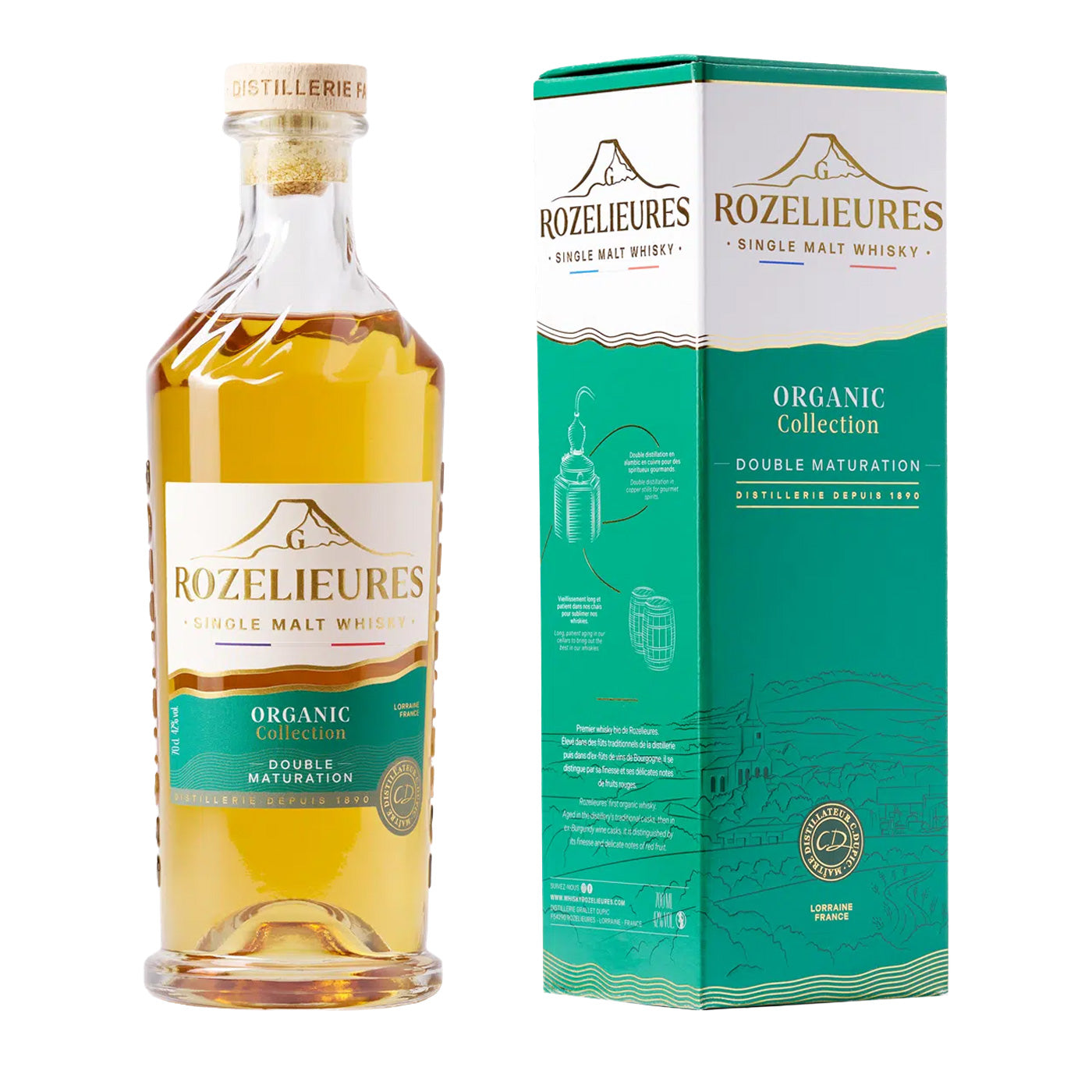 Rozelieurs organic whisky 70CL