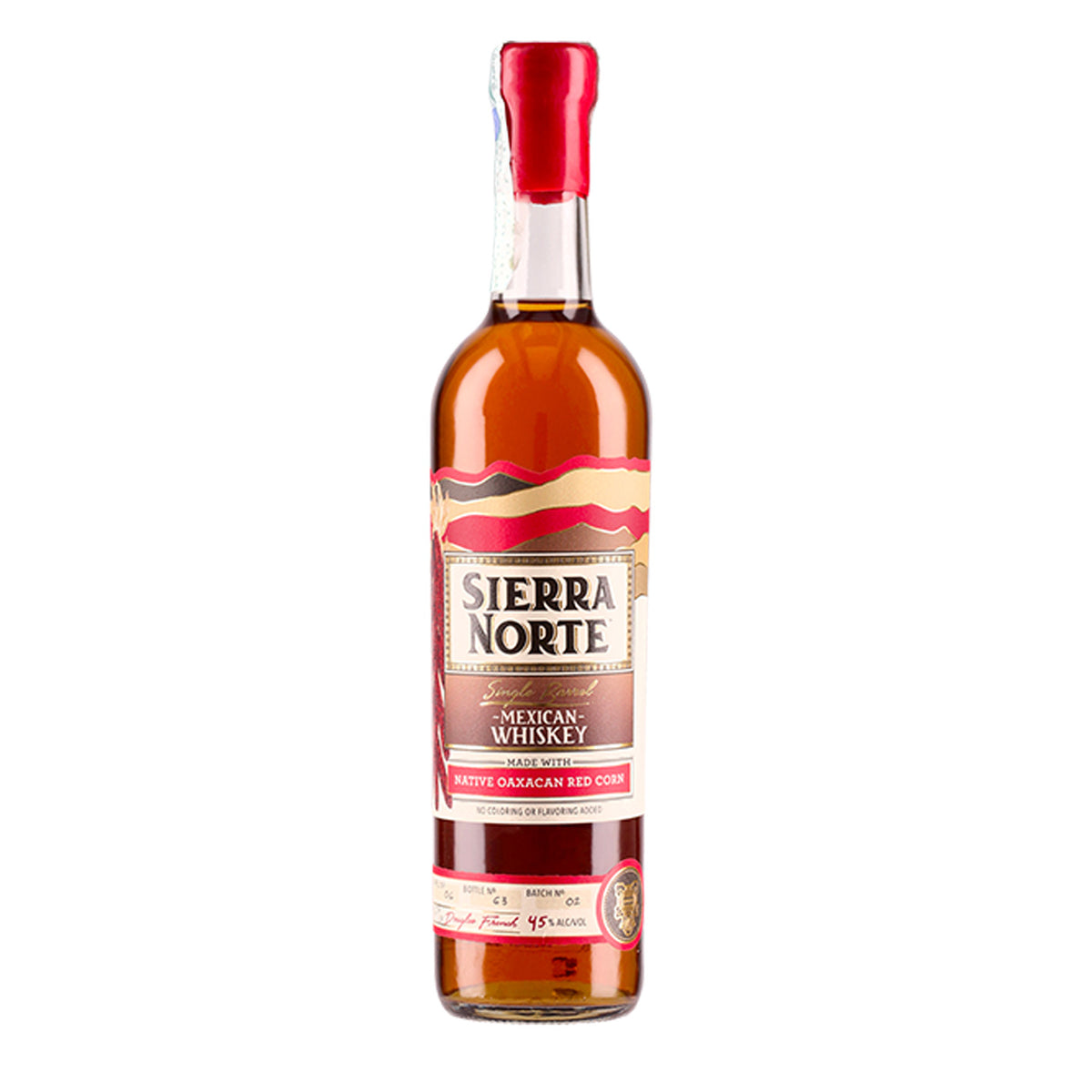 Sierra Norte Red Corn Whisky 70CL